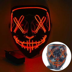 Máscara The Purge Uma Noite de Crime com LED - comprar online