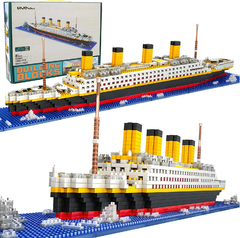 Blocos de Montar Navio Titanic 3.800pçs