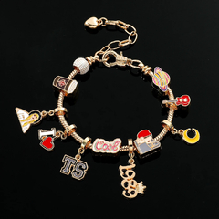 Pulseira com Pingentes Taylor Swift TS Eras Tour