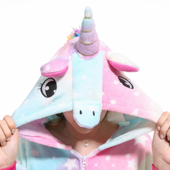 Imagem do Pijama Unicórnio Estrelinhas Kigurumi Adulto / Infantil