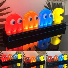 Luminária 3D Led Pac Man - comprar online