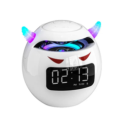 Despertador Alarme Devil c/ Caixa de Som Bluetooth e LED (3 cores) - comprar online