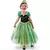 Fantasia Vestido Anna Frozen Cosplay Traje Luxo Infantil