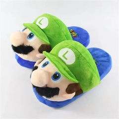 Chinelos de algodão Super Mario para meninos e meninas, sapatos de pelúcia Lui - comprar online
