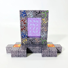 Blocos / Cubos Magnéticos Universo Pixelado 3D (Vários Modelos) - comprar online