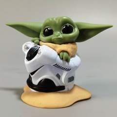 Coleção Action Figures Baby Yoda Grogu 4 pçs na internet