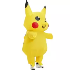 Fantasia Pikachu Inflável Traje (Adulto/Infantil) - comprar online