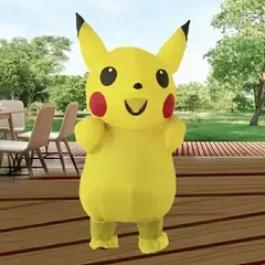Fantasia Pikachu Inflável Traje (Adulto/Infantil) na internet