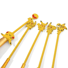 Conj. de Pincéis de Maquiagem Pikachu 6 pçs + Espelho - comprar online