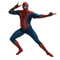 Fantasia Homem-Aranha Tobey Sam Raimi Adulto Cosplay Luxo Traje Profissional na internet