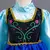 Fantasia Vestido Anna Frozen Cosplay Profissional Traje Luxo Infantil - comprar online