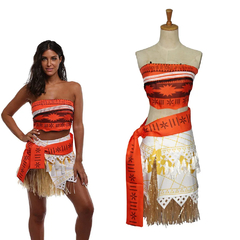 Fantasia Moana Traje Completo Adulto Cosplay - comprar online