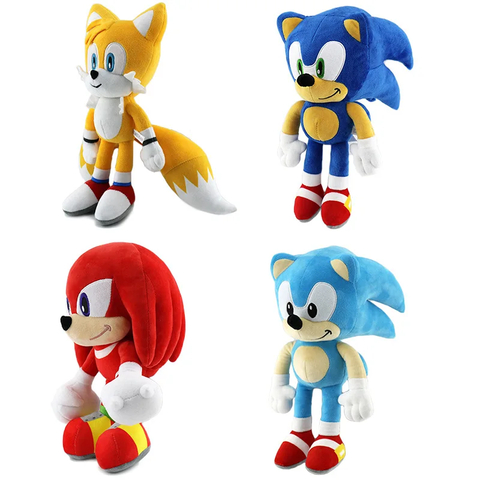 Saco sonic preto de luxo e azul sonic para crianças, personagem do