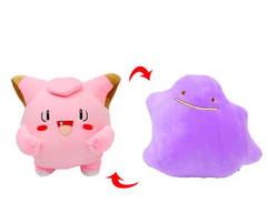 Pelúcia Ditto Pokemon Reversível (Vários Modelos)