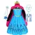 Fantasia Vestido Elsa Cosplay Profissional Traje Luxo Infantil