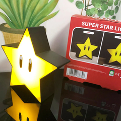 Luminária Estrela Super Mario Bros Star Light LED - comprar online