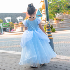 Fantasia Princesa Cinderela Vestido Contos de Fadas Cosplay Traje Infantil - comprar online