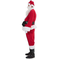 Roupa Papai Noel Uniforme Natal Completo Cosplay Adulto - comprar online