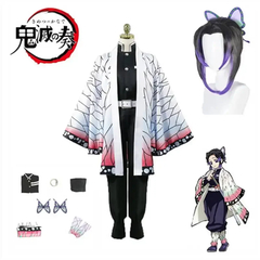 Imagem do Cosplay Shinobu Completo Kimetsu no Yaiba Profissional Traje Luxo