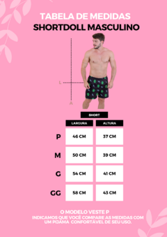 SHORTDOLL MASCULINO VÍDEO GAME - comprar online