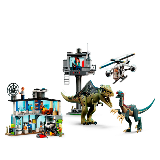 Jurassic World - Figura dinossauro T-Rex passo e ataque, JURASSIC WORLD