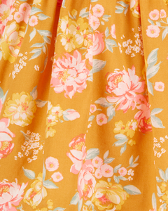 Vestido Carter's Floral Amarelo - comprar online