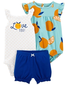 Conjunto Carters Laranja