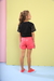 Conjunto Blusa Cotton /Shorts Sarja - Lilydee - Menina - Ki Dengo