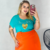 BLUSA BORDADA PLUS SIZE - loja online