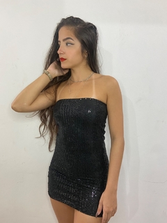 Imagem do Vestido reto paetê