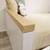 Imagen de Cama Individual Chipi Combinada con cajones frente Blanco