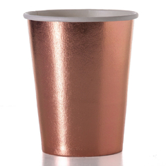 Vaso Gold Rose 8OZ (240cm3) x 10 unidades