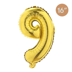 Globos Números Dorados 16" - tienda online