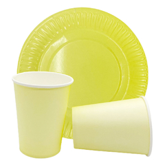 Plato Pastel Classic Lemon - Pack x 10 unidades - comprar online