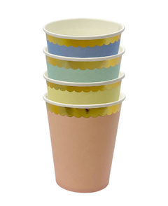 Vaso Pastel Lemon Gold x 10 unidades - comprar online
