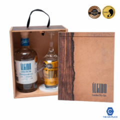 Estuche de Madera Algido London Dry Gin 750 cc