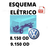 Esquema Elétrico micro onibus Volkswagen 8.150 - 9-150 - 9.150 OD eletronico