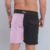 BoardShort Old Cargo Preto / Rosa - comprar online