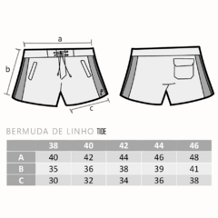 Bermuda de Linho Tide Preto / Ferrugem na internet