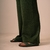 Calça Pantalona Tricot Aura- Verde Musgo