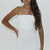 Vestido Midi Canelado Mari- Off White - loja online