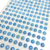 Cartela de Pérola 6mm cor Azul bebê Autocolante com 312 pérolas - comprar online