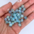100 Bolas plásticas 8mm Azul Translúcida - Bola passante - comprar online