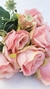 Buquê De Rosas Em Tecido - Rosê - Ref DY0001 na internet
