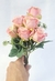 Buquê De Rosas Em Tecido - Rosê - Ref DY0001 - Atacadão do Artesanato