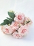 Buquê de Flores de Tecido Modelo Gardênia - Rosa Claro - Ref DY0002 - comprar online