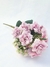 Buquê de Flores de Tecido Modelo Gardênia - Lilás - Ref DY0002