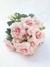 Buquê de Flores de Tecido Modelo Gardênia - Rosa Claro - Ref DY0002
