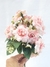 Buquê de Flores de Tecido Modelo Gardênia - Rosa Claro - Ref DY0002 na internet