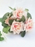 Buquê de Rosas em Tecido Diamante - Mesclado Rosê e Creme - Ref LE0027 - comprar online